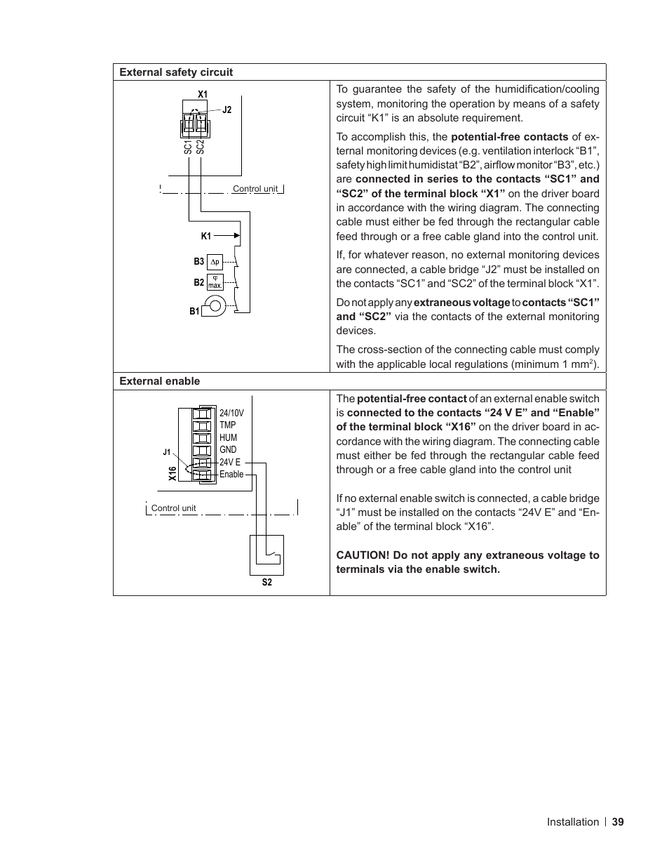 Nortec ME Control Installation User Manual | Page 39 / 48