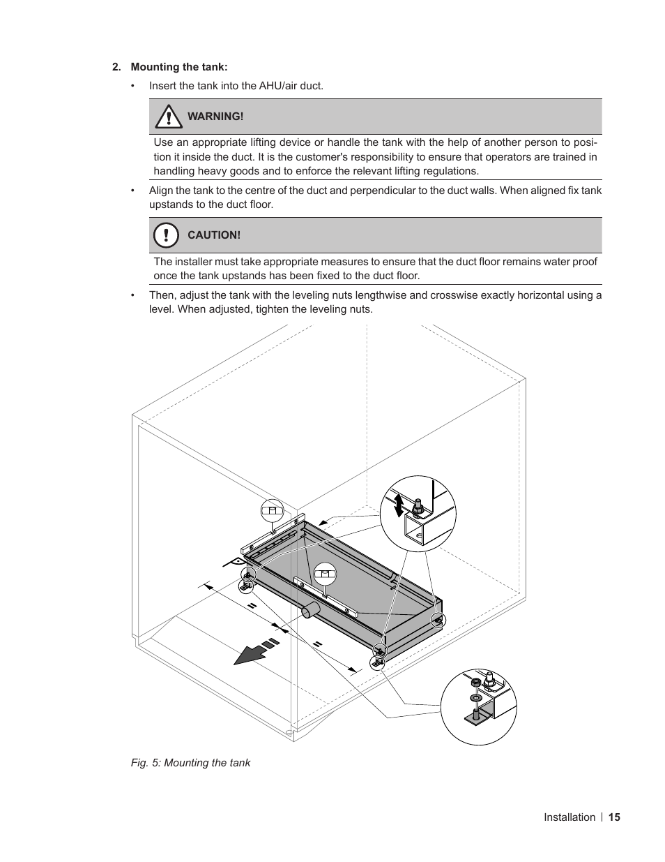 Nortec ME Direct Feed Installation User Manual | Page 15 / 48