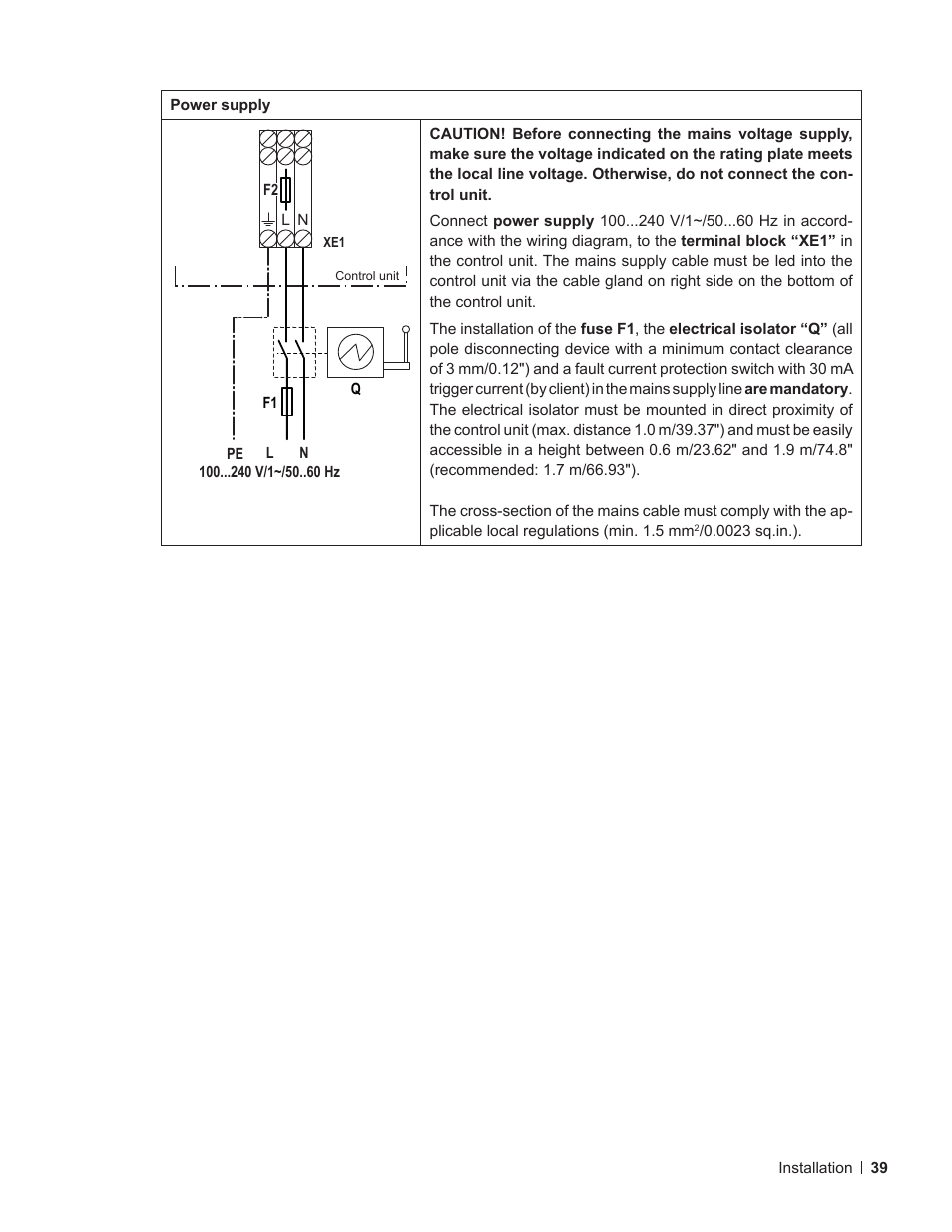 Nortec ME Direct Feed Installation User Manual | Page 39 / 48