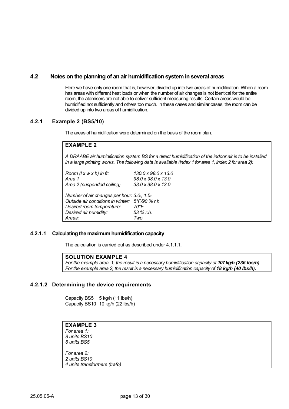 Nortec Air Humidification System BS User Manual | Page 13 / 30