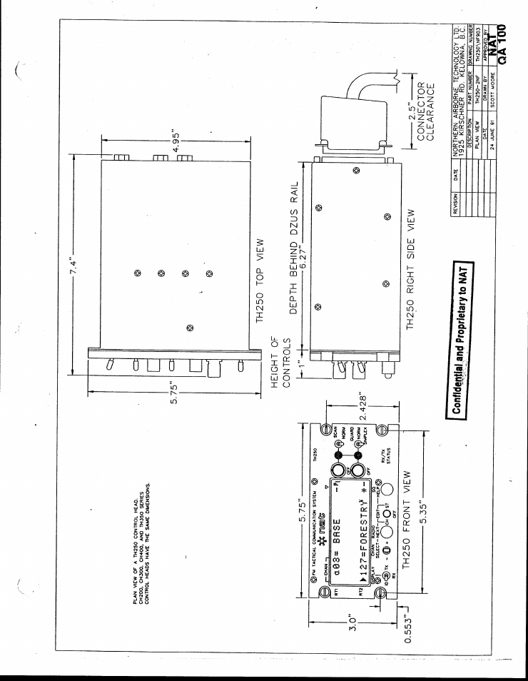 Mechanical | Northern Airborne Technology THxxx User Manual | Page 35 / 109