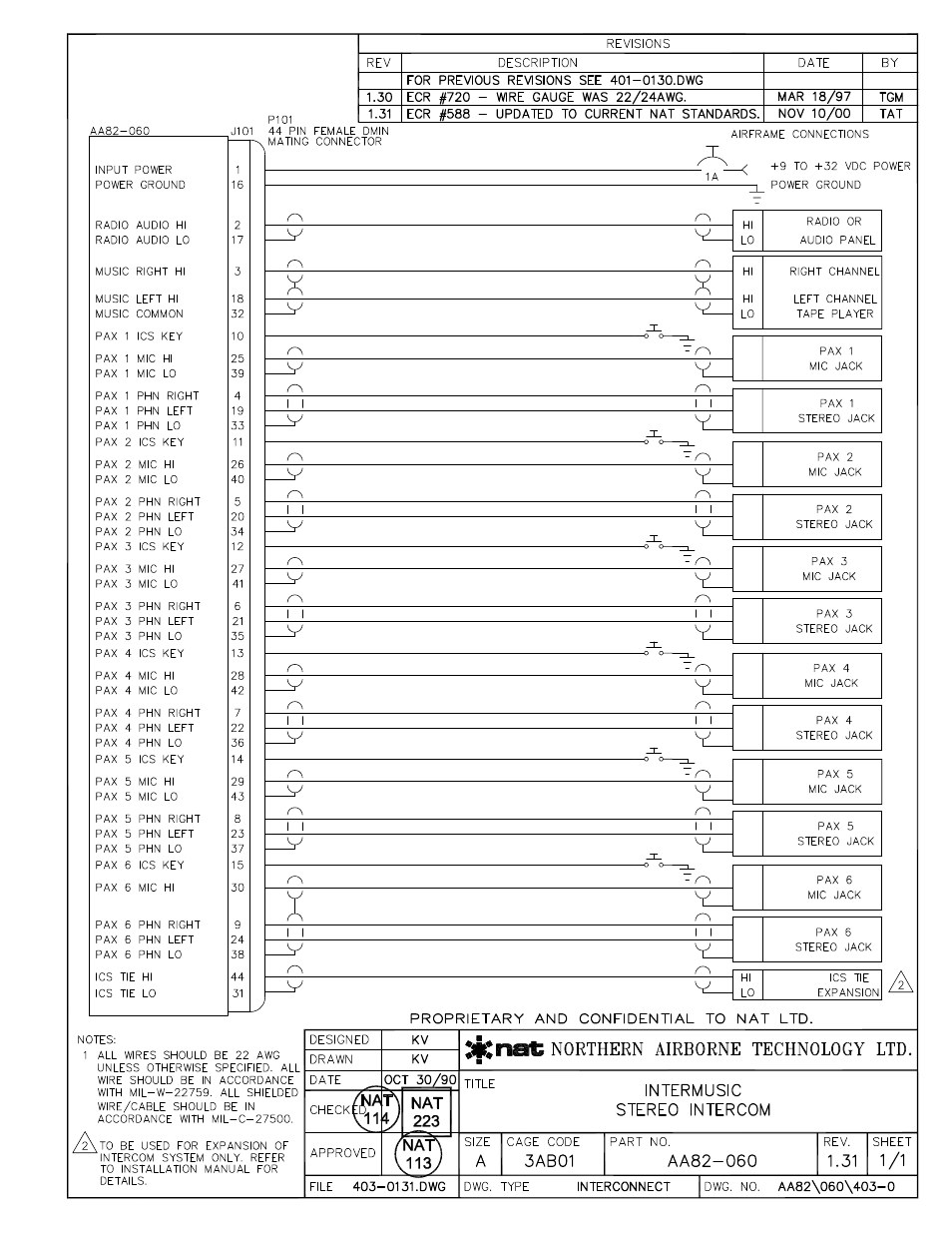 Interconnect | Northern Airborne Technology AA82 User Manual | Page 20 / 23