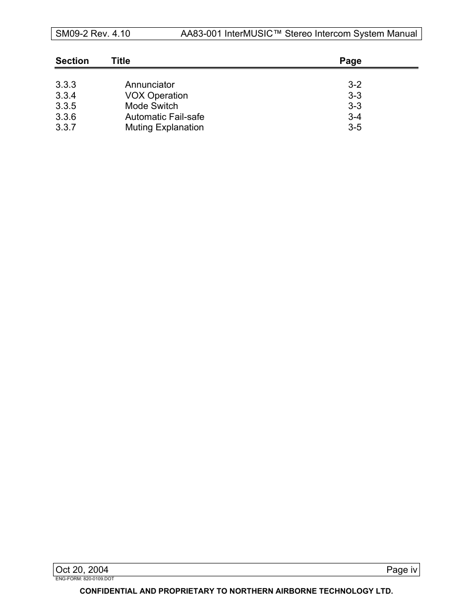 Northern Airborne Technology AA83-001 rev.4.10 User Manual | Page 7 / 33