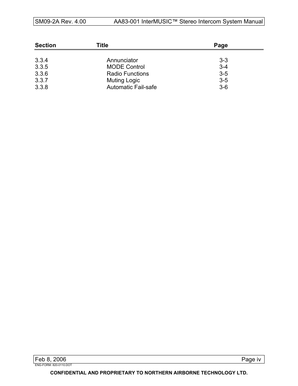 Northern Airborne Technology AA83-001 rev.4.00 User Manual | Page 7 / 41