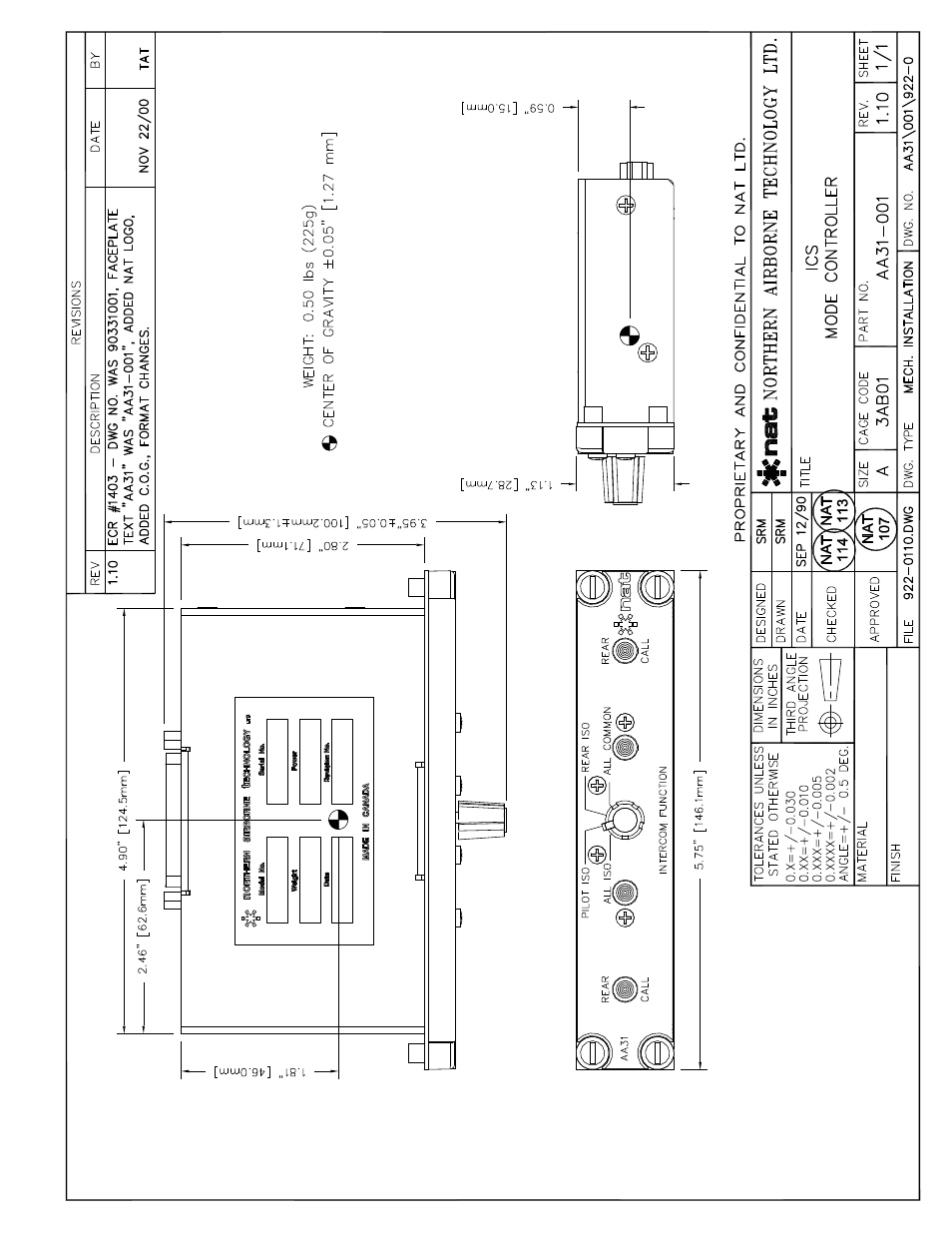 Mech installation | Northern Airborne Technology AA83-100 User Manual | Page 21 / 32