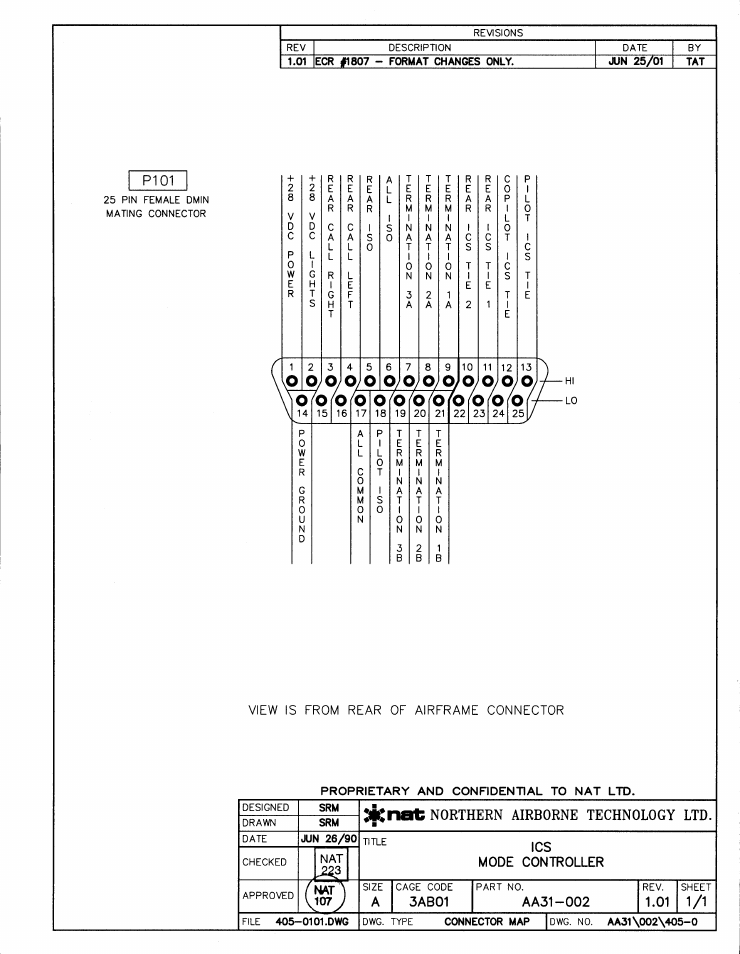 Connector map | Northern Airborne Technology AA83-100 User Manual | Page 25 / 32