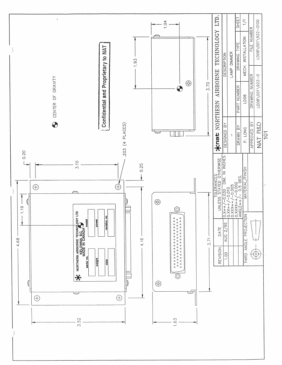 Mech installation | Northern Airborne Technology LD08 User Manual | Page 25 / 28