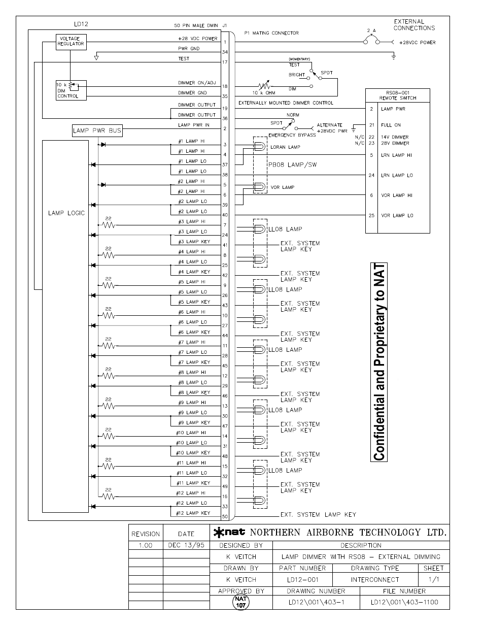 Confidential and proprietary to nat | Northern Airborne Technology LD12 User Manual | Page 17 / 26