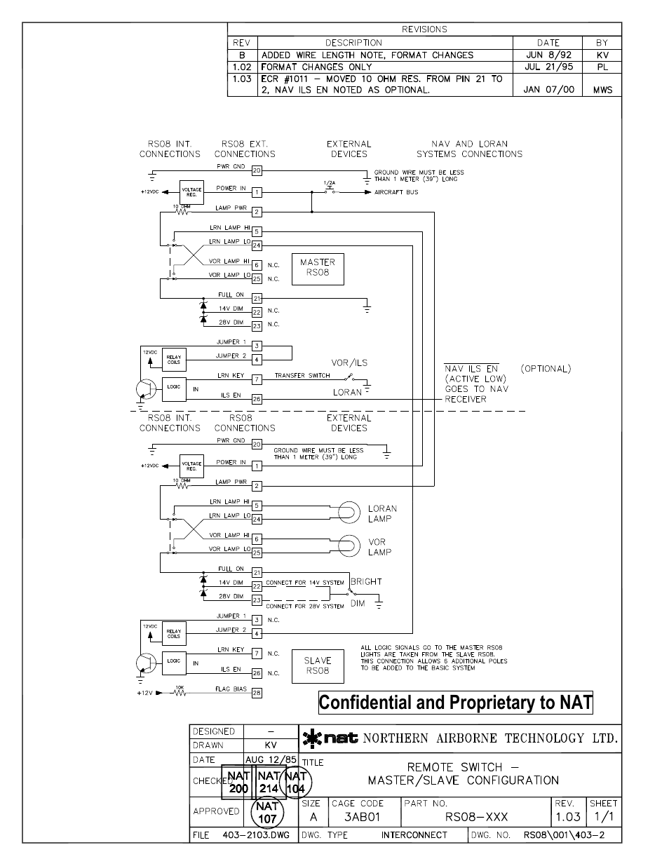 Confidential and proprietary to nat | Northern Airborne Technology RS08 User Manual | Page 23 / 34