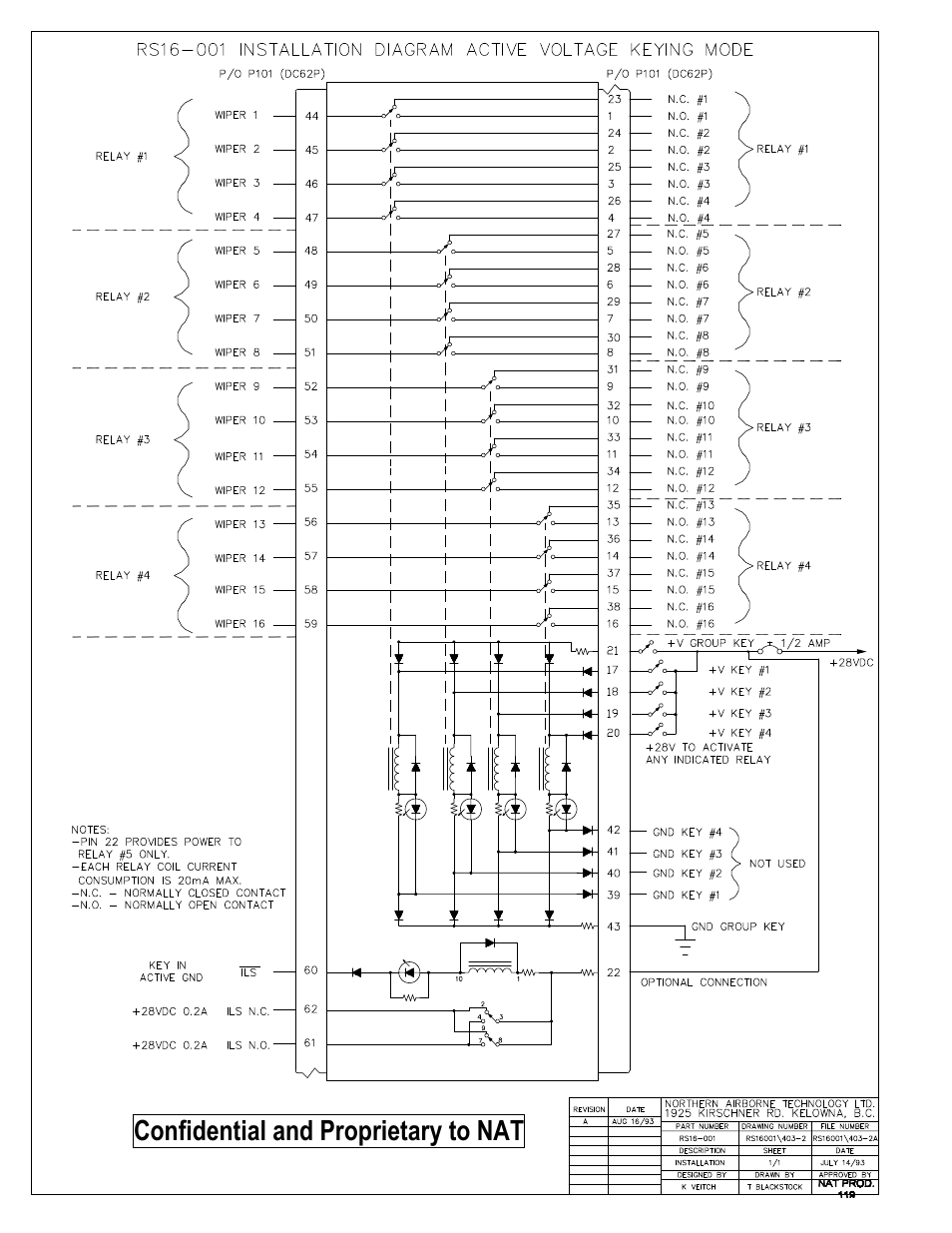 Confidential and proprietary to nat | Northern Airborne Technology RS16 User Manual | Page 15 / 30