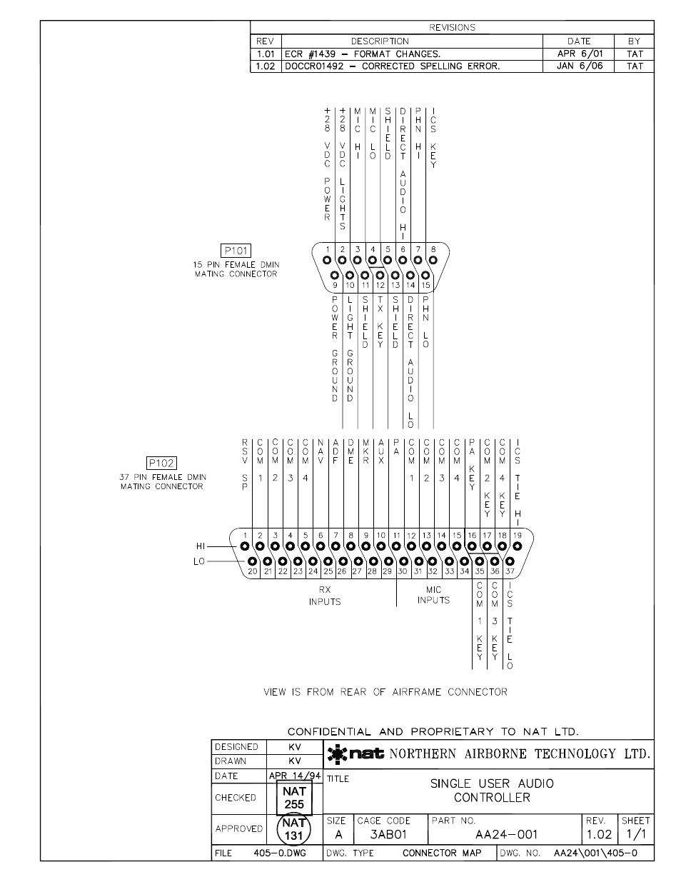 Connector map | Northern Airborne Technology AA24 User Manual | Page 23 / 45