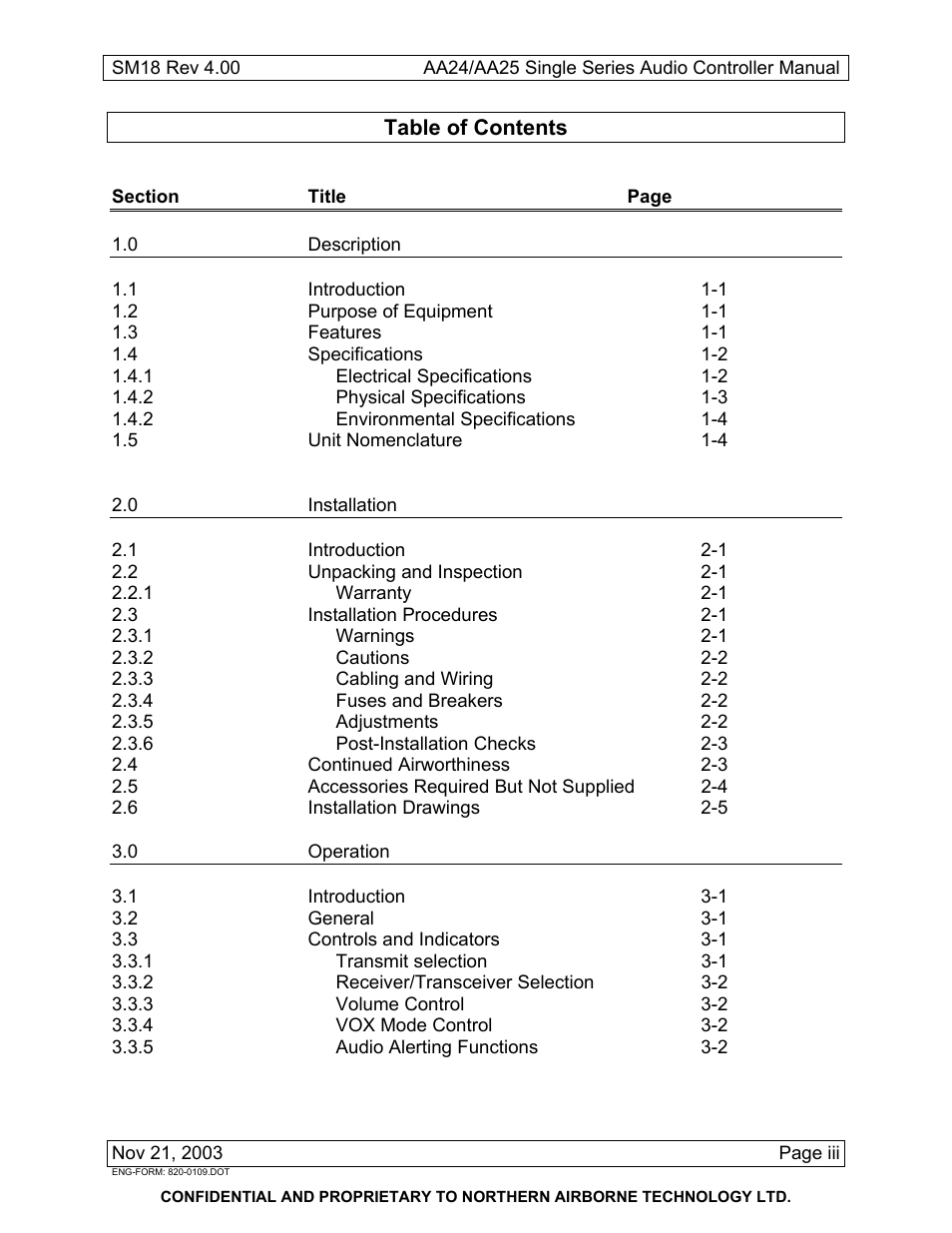 Northern Airborne Technology AA24 User Manual | Page 7 / 45