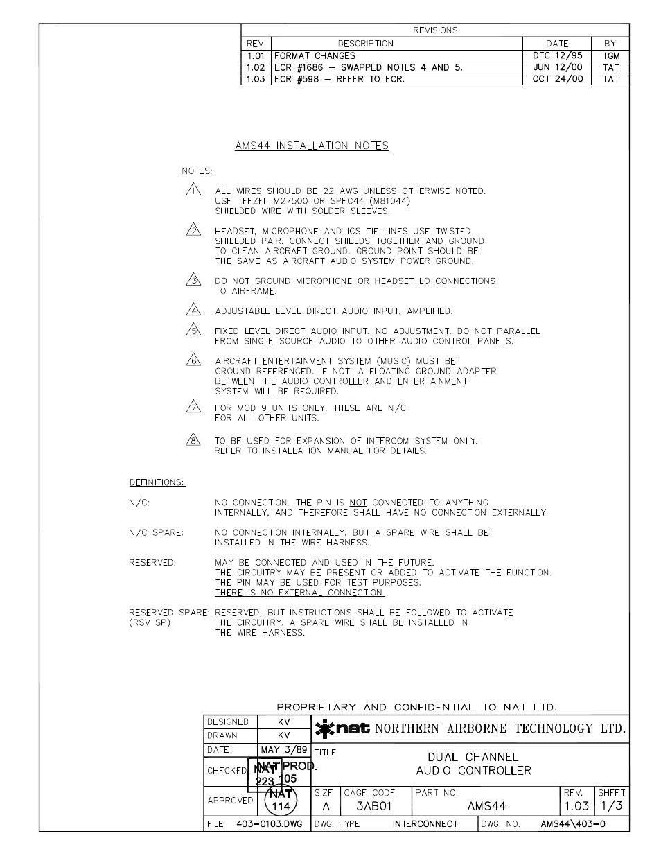 Interconnect | Northern Airborne Technology AMS42 User Manual | Page 41 / 68