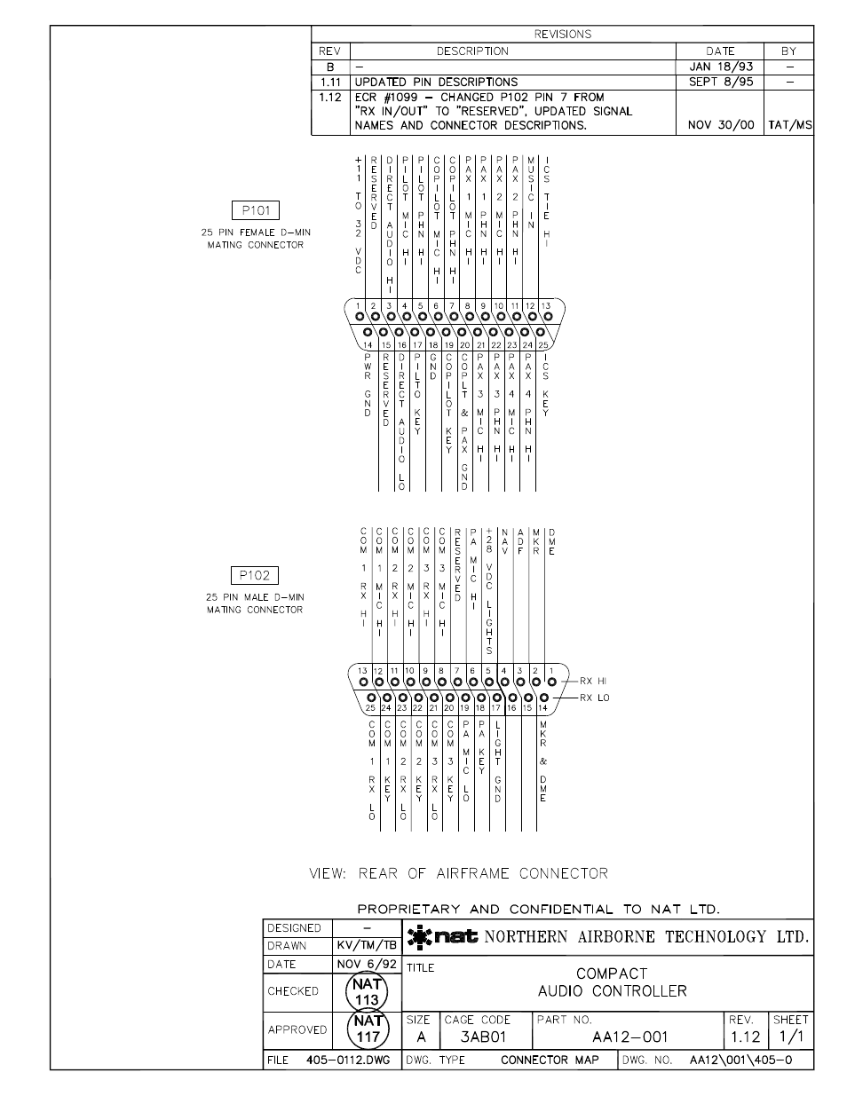 Connector map | Northern Airborne Technology AA12 User Manual | Page 19 / 41