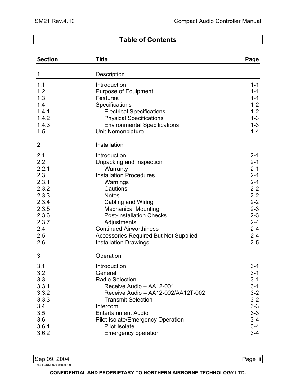 Northern Airborne Technology AA12 User Manual | Page 5 / 41