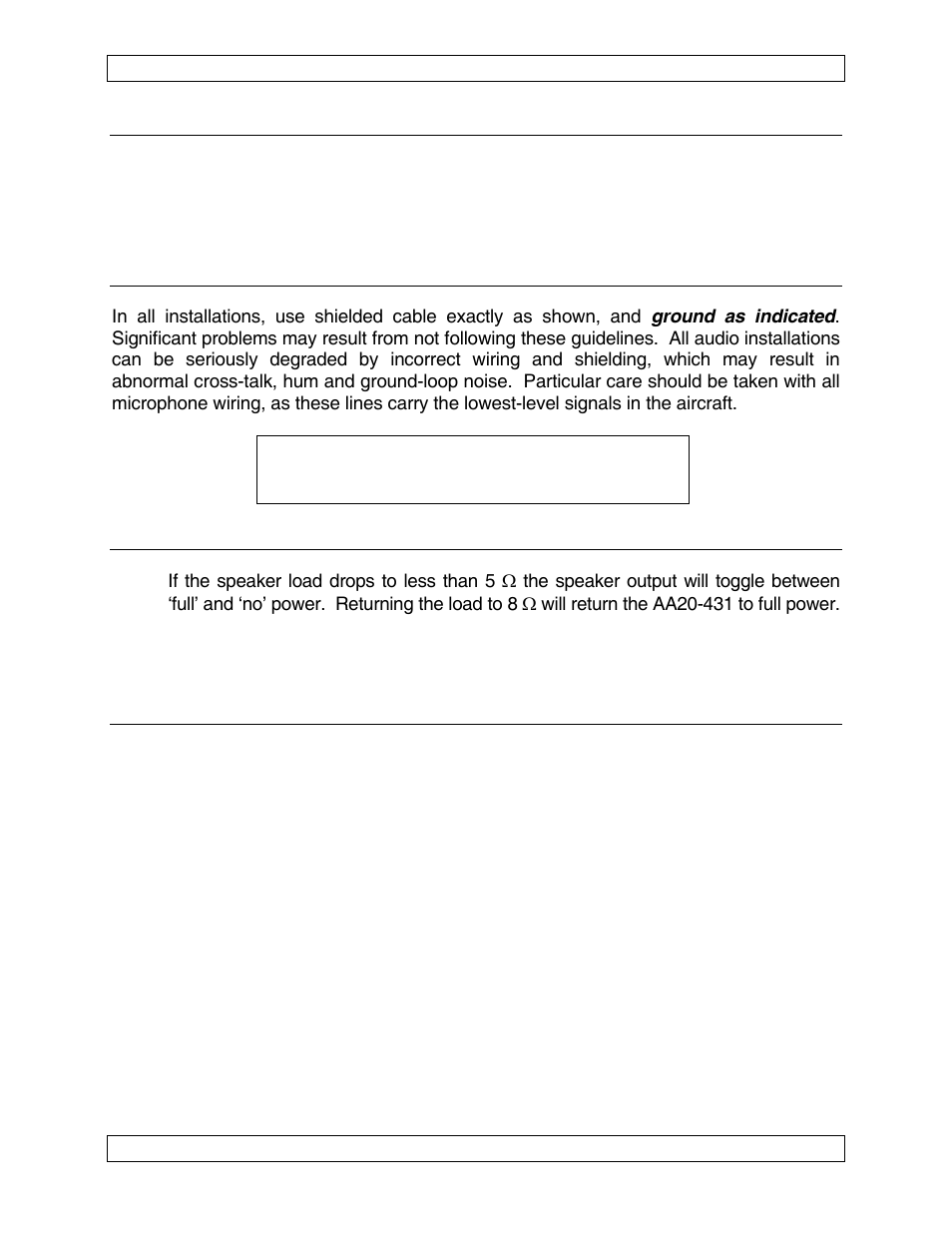 2 warnings, 3 cautions, 4 notes | 5 cable and wiring | Northern Airborne Technology AA20-431 User Manual | Page 11 / 28