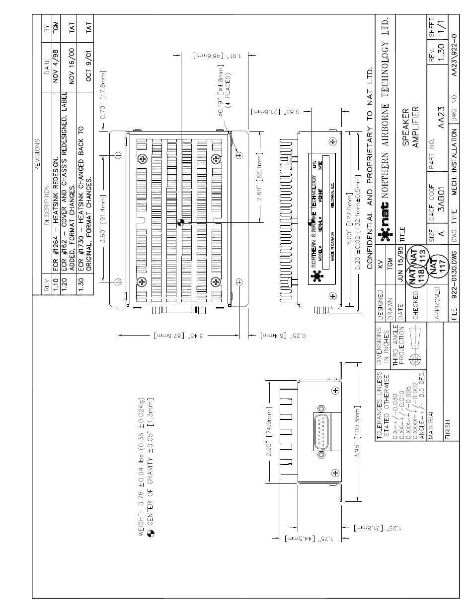 Mech installation | Northern Airborne Technology AA23 User Manual | Page 19 / 38