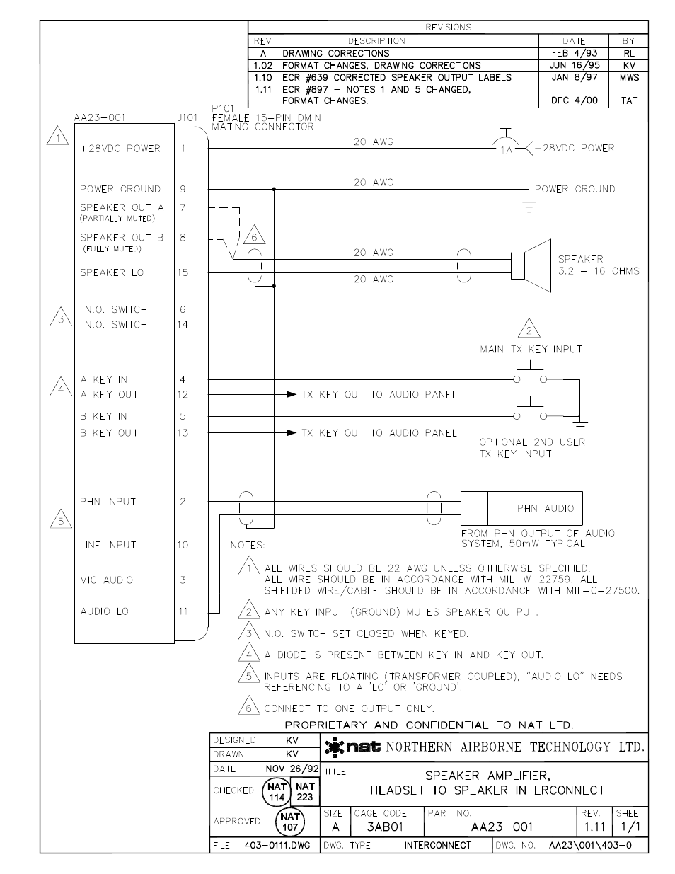 Interconnect | Northern Airborne Technology AA23 User Manual | Page 21 / 38