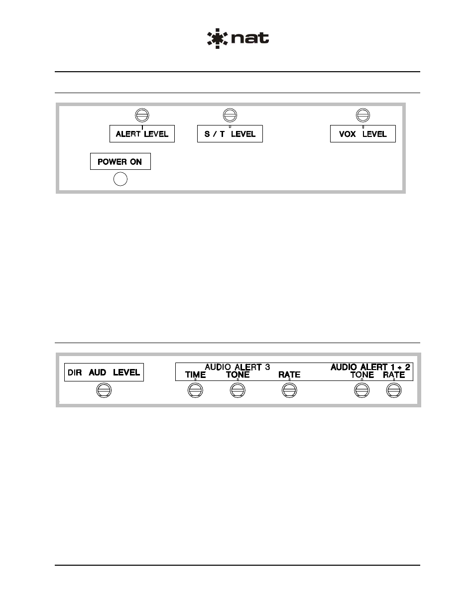 1 left side panel adjustments, 2 right side panel adjustments | Northern Airborne Technology AMS43 TSO User Manual | Page 11 / 28