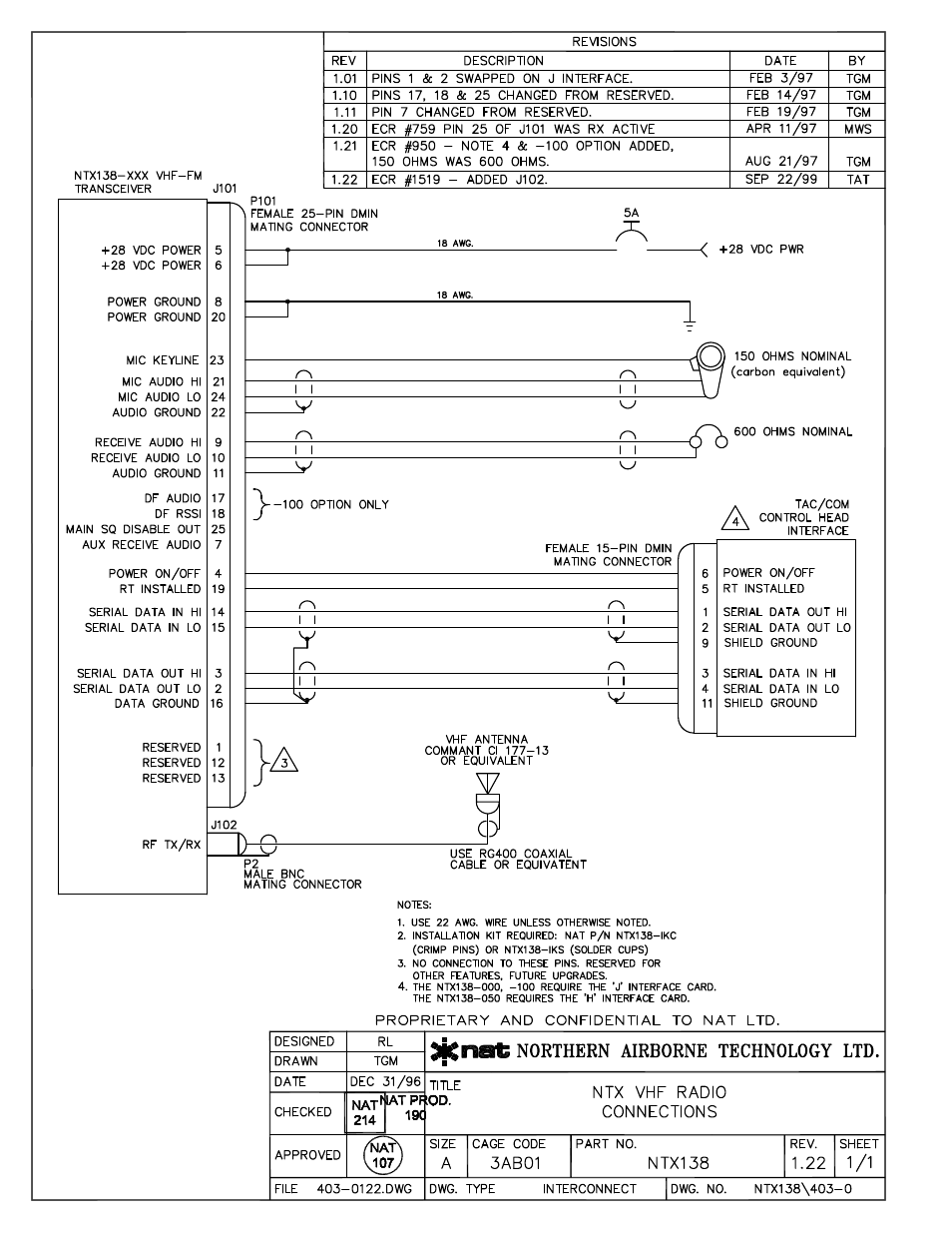 Interconnect | Northern Airborne Technology NTX User Manual | Page 27 / 50