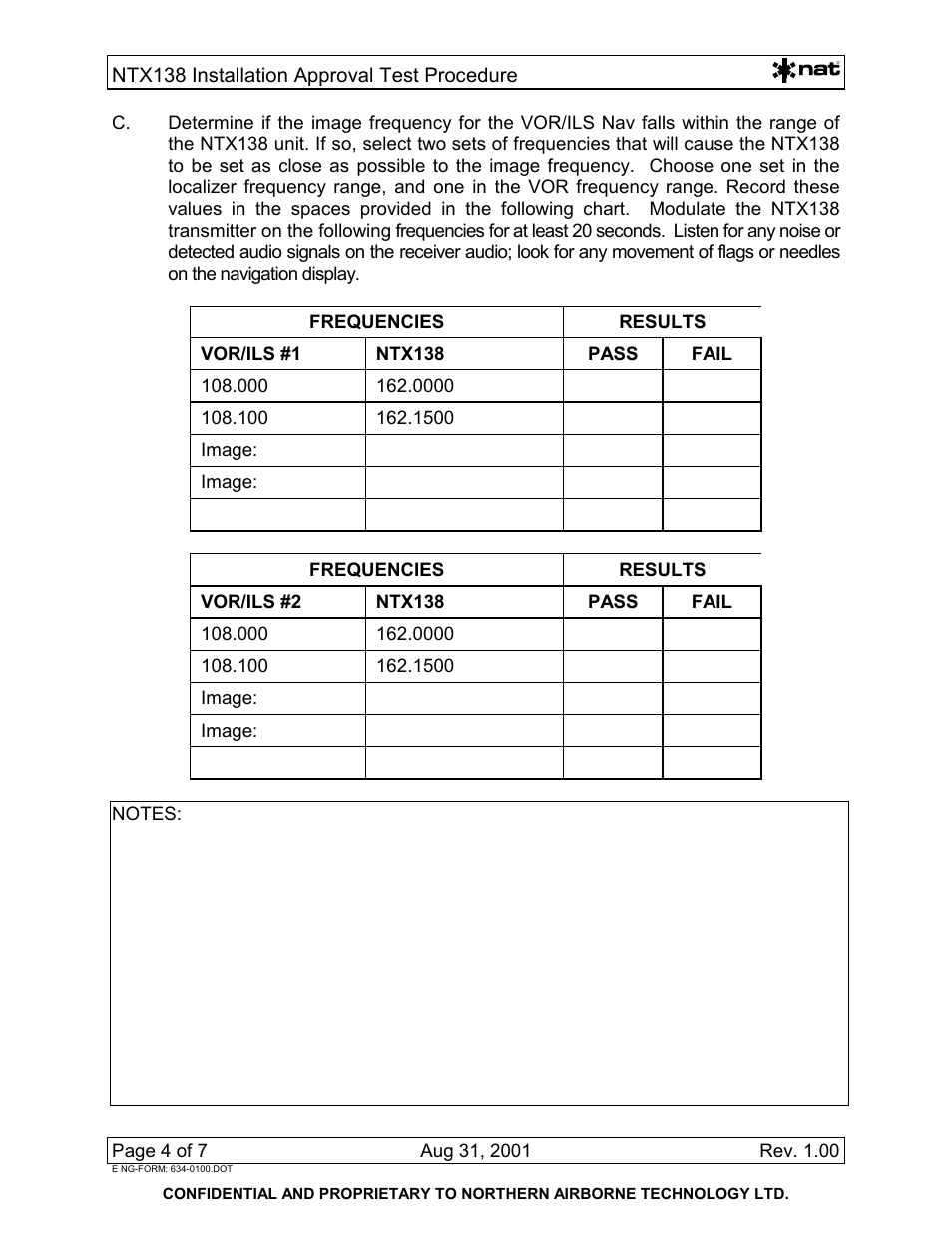 Northern Airborne Technology NTX User Manual | Page 38 / 50