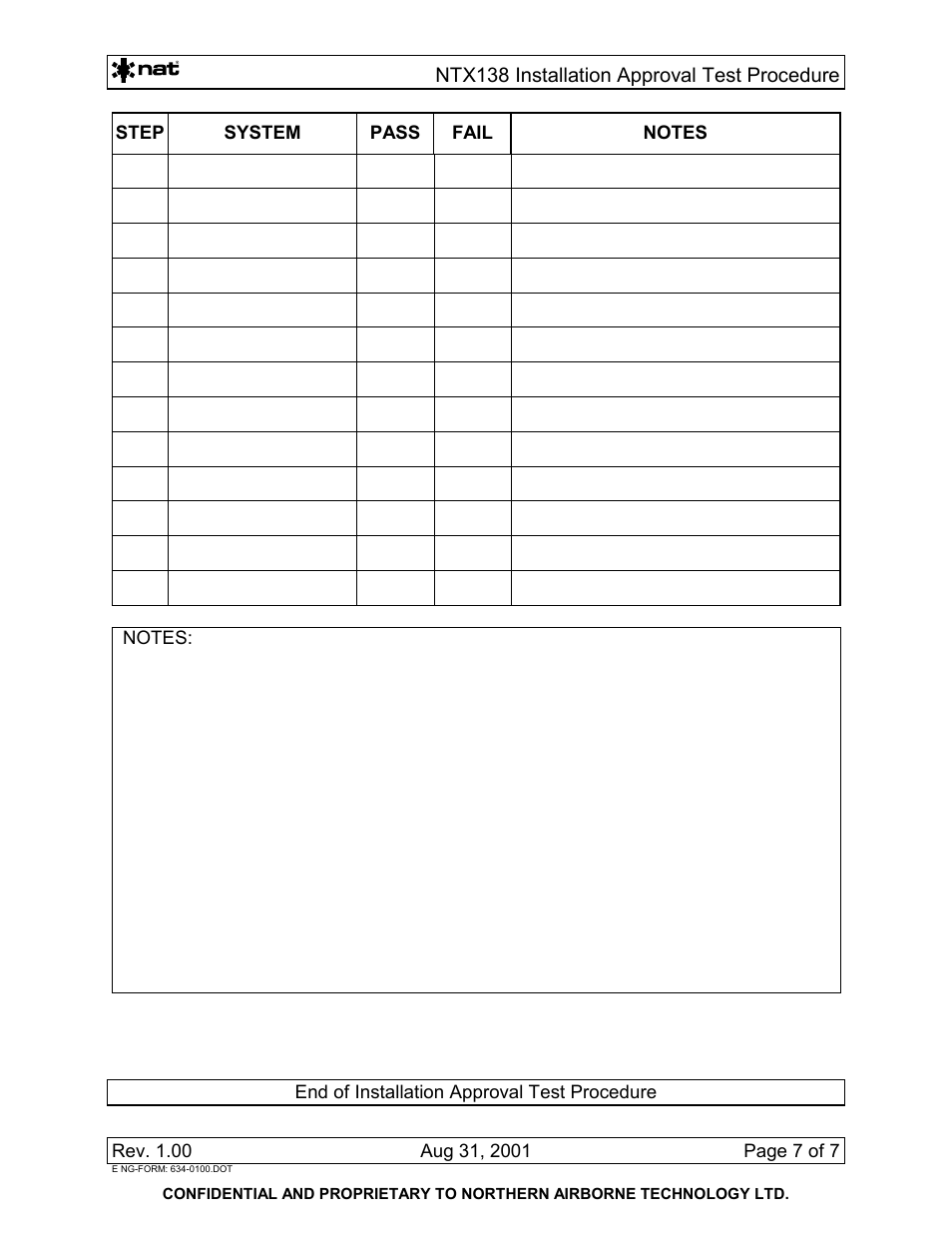 Northern Airborne Technology NTX User Manual | Page 41 / 50