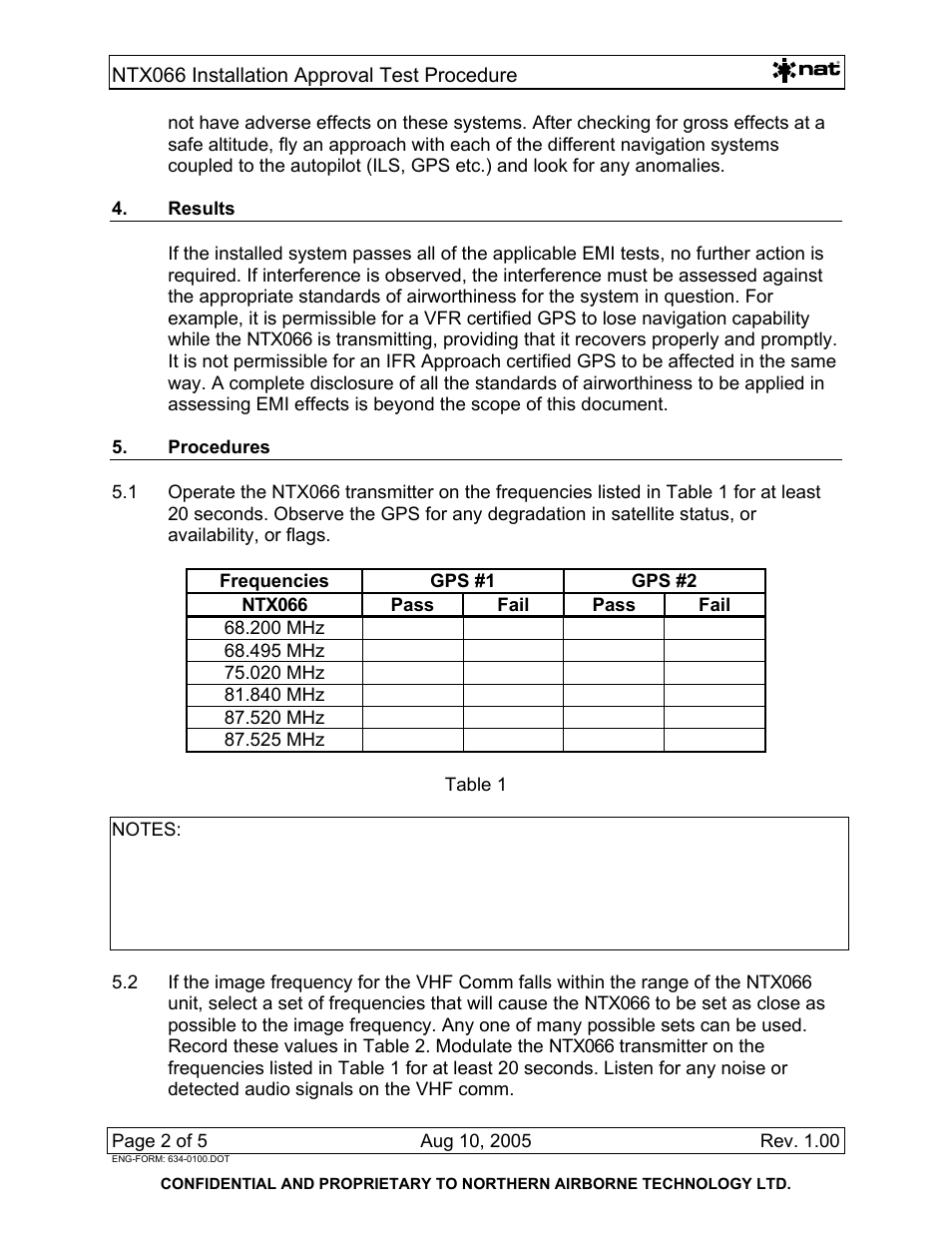 Northern Airborne Technology NTX User Manual | Page 44 / 50