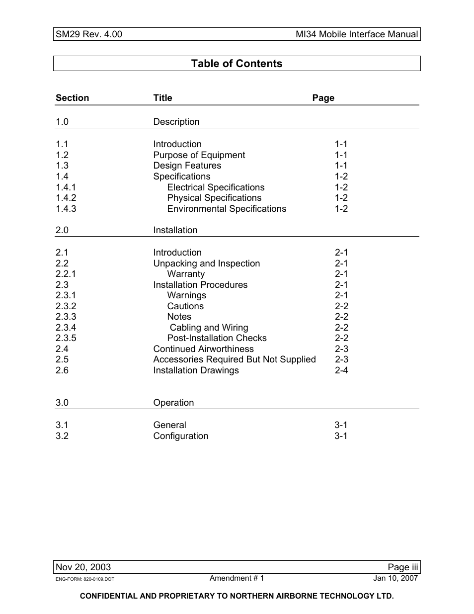 Northern Airborne Technology MI34 User Manual | Page 7 / 26