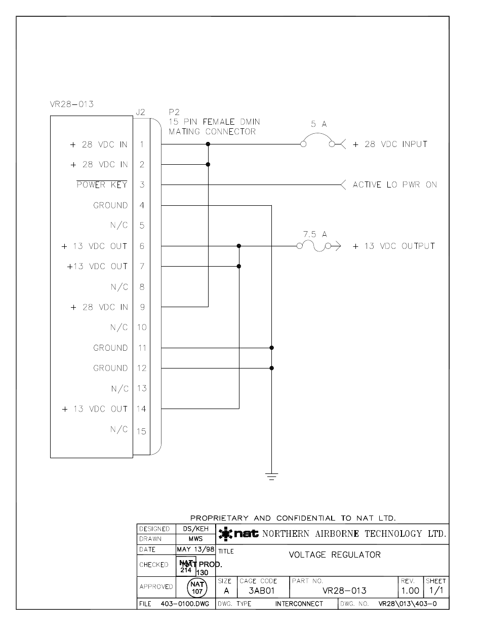 Interconnect | Northern Airborne Technology VR28 User Manual | Page 15 / 26