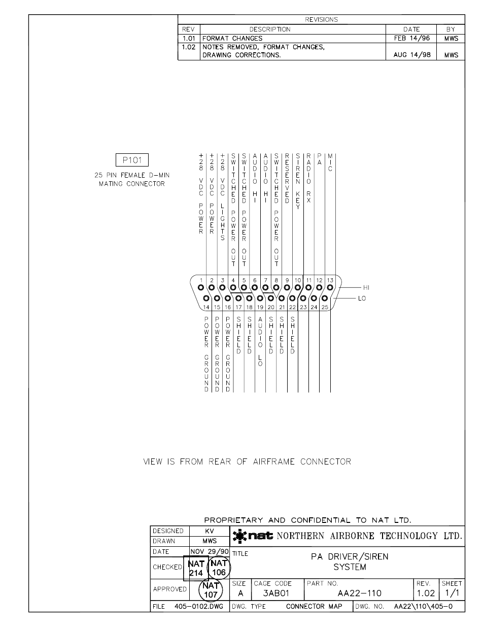 Connector map | Northern Airborne Technology AA22 User Manual | Page 16 / 38