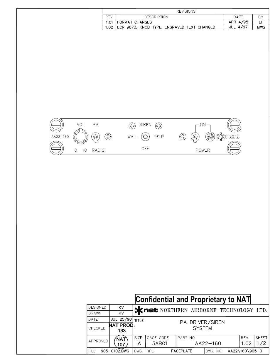 Confidential and proprietary to nat | Northern Airborne Technology AA22 User Manual | Page 23 / 38