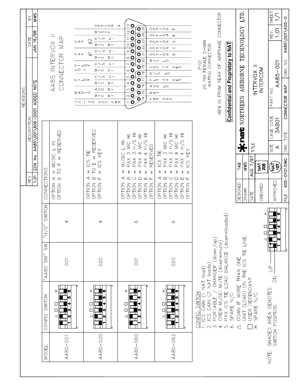 Connector map | Northern Airborne Technology AA85 User Manual | Page 41 / 59