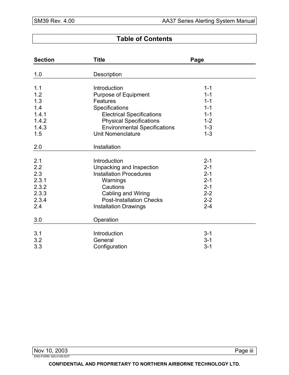 Northern Airborne Technology AA37 User Manual | Page 5 / 32