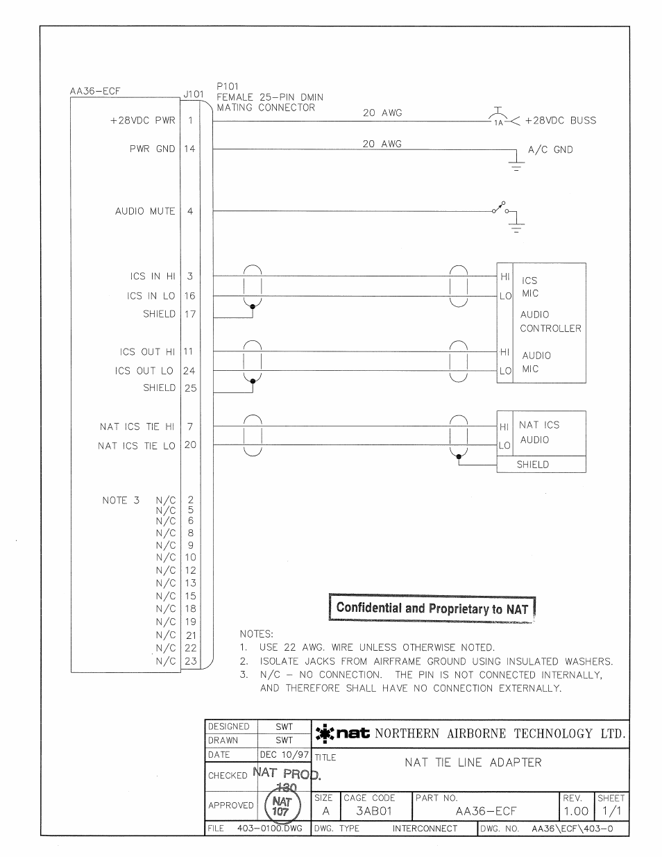 Interconnect | Northern Airborne Technology AA36-002 User Manual | Page 13 / 20