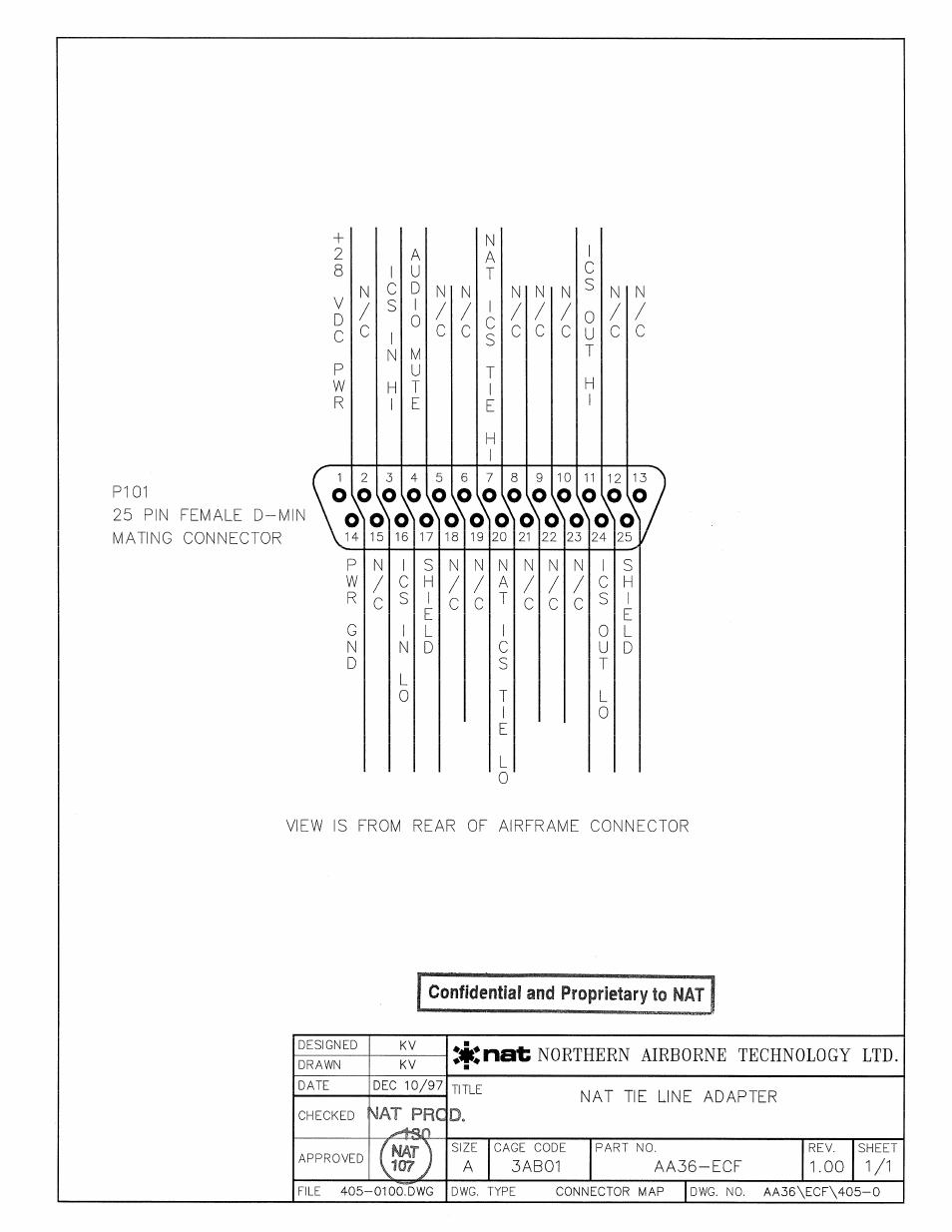 Connector map | Northern Airborne Technology AA36-002 User Manual | Page 15 / 20