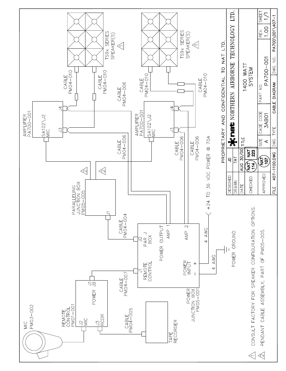 Northern Airborne Technology PA700 User Manual | Page 22 / 29