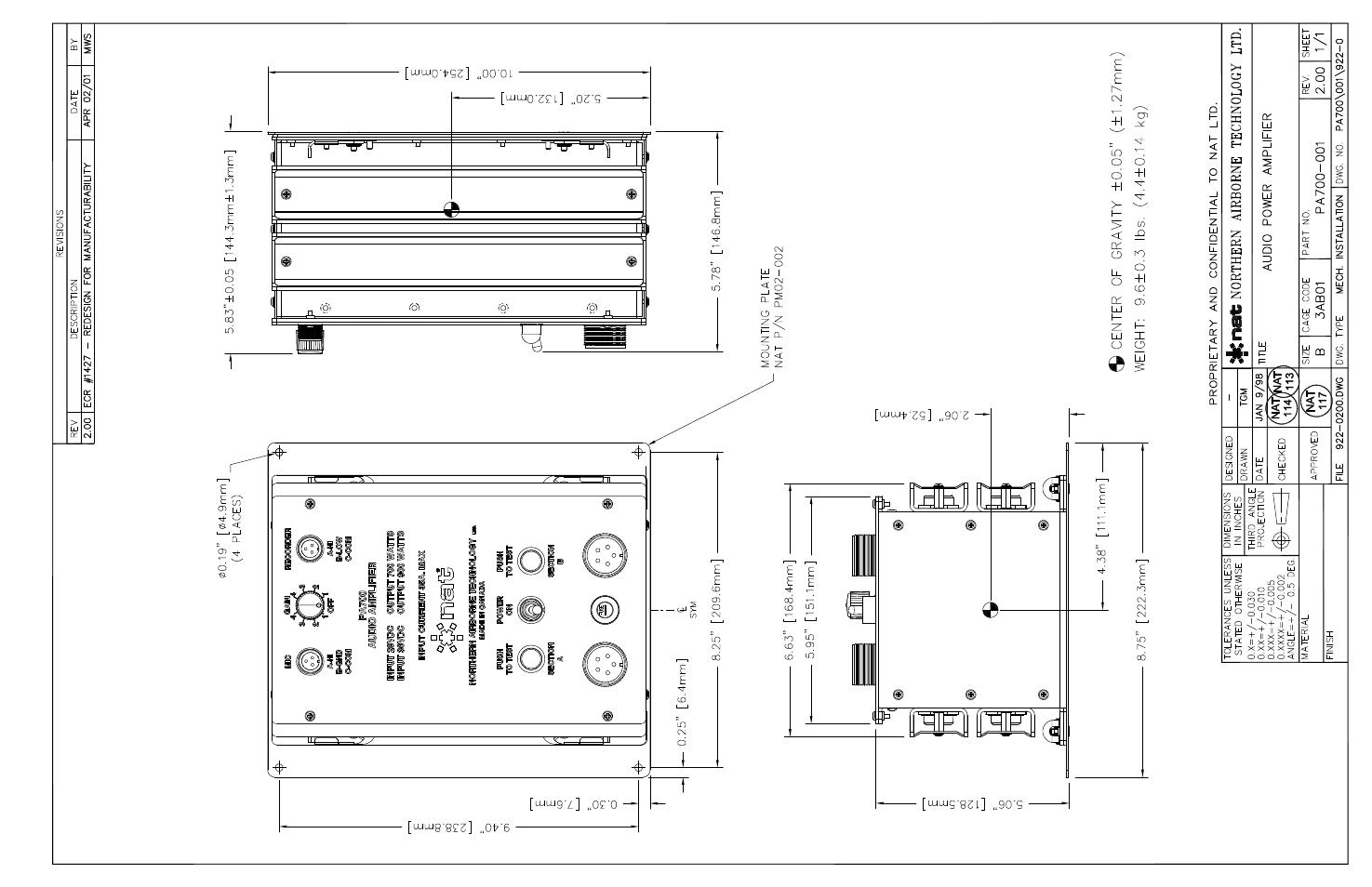 Northern Airborne Technology PA700 User Manual | Page 25 / 29