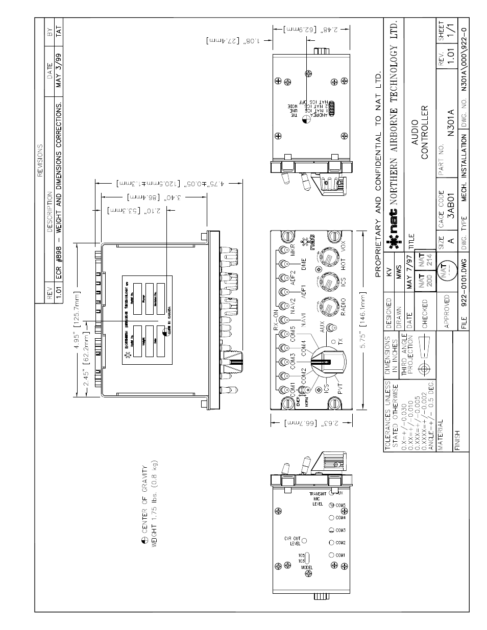 Northern Airborne Technology N301A User Manual | Page 21 / 26