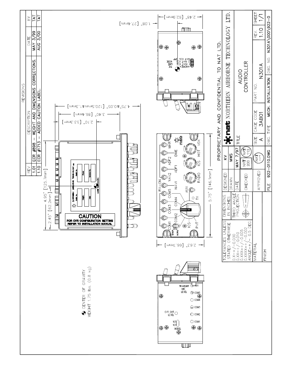 Northern Airborne Technology N301A User Manual | Page 22 / 26