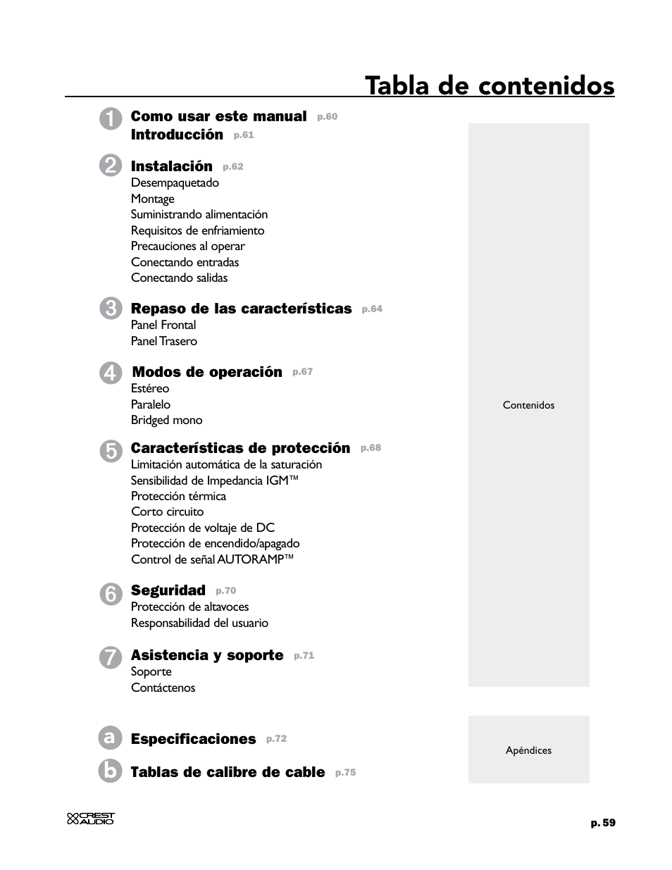 Crest Audio CC 1800 User Manual | Page 75 / 136