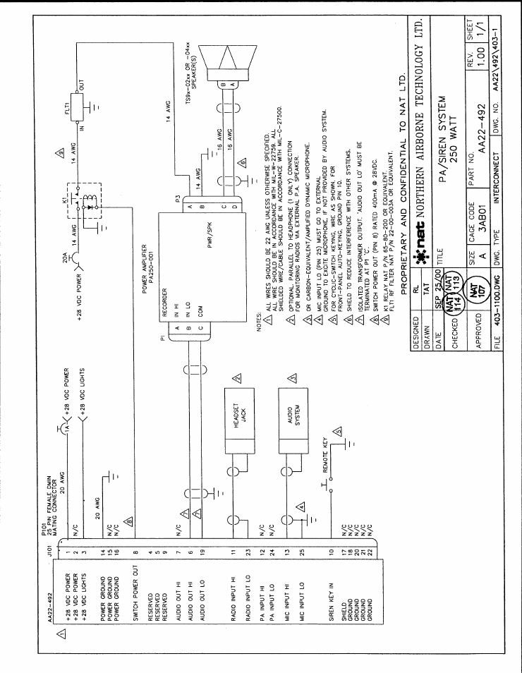 Interconnect | Northern Airborne Technology TS9x User Manual | Page 10 / 23