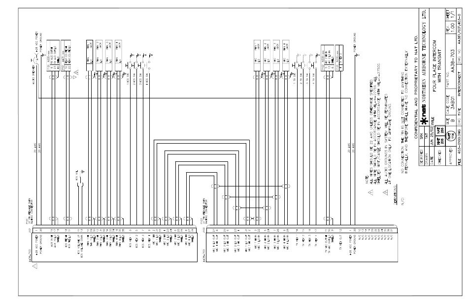 Interconnect | Northern Airborne Technology AA38-5xx User Manual | Page 37 / 43