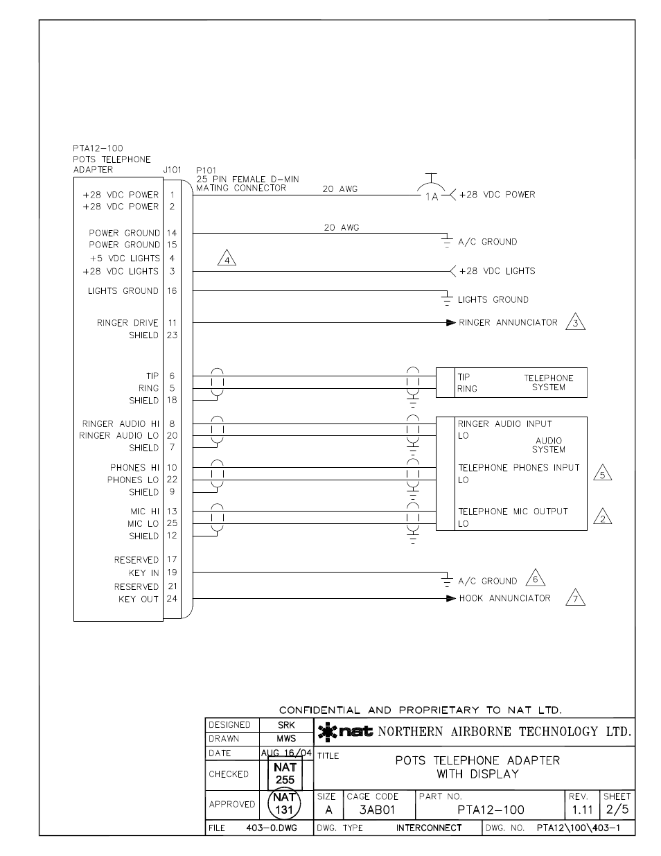 Northern Airborne Technology PTA12-1xx User Manual | Page 15 / 32