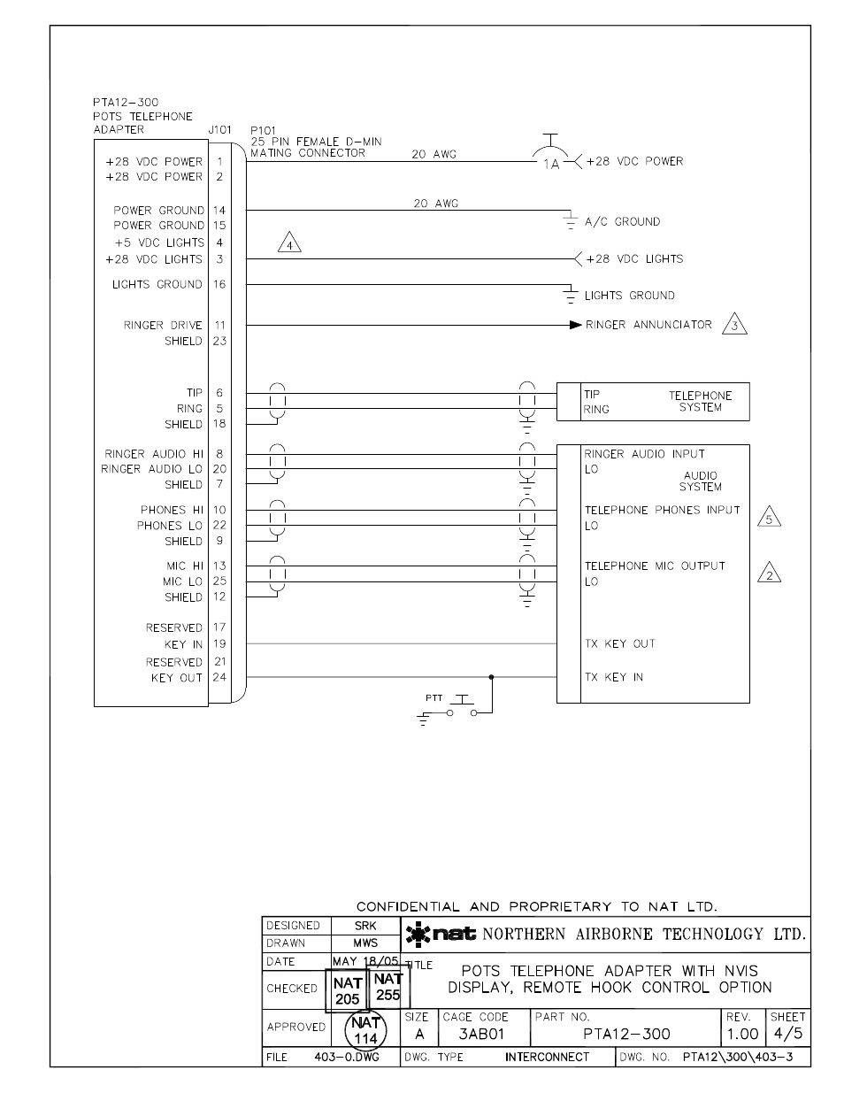 Northern Airborne Technology PTA12-3xx User Manual | Page 17 / 32
