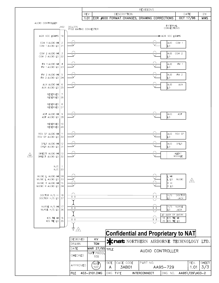 Confidential and proprietary to nat | Northern Airborne Technology AA9x User Manual | Page 25 / 49