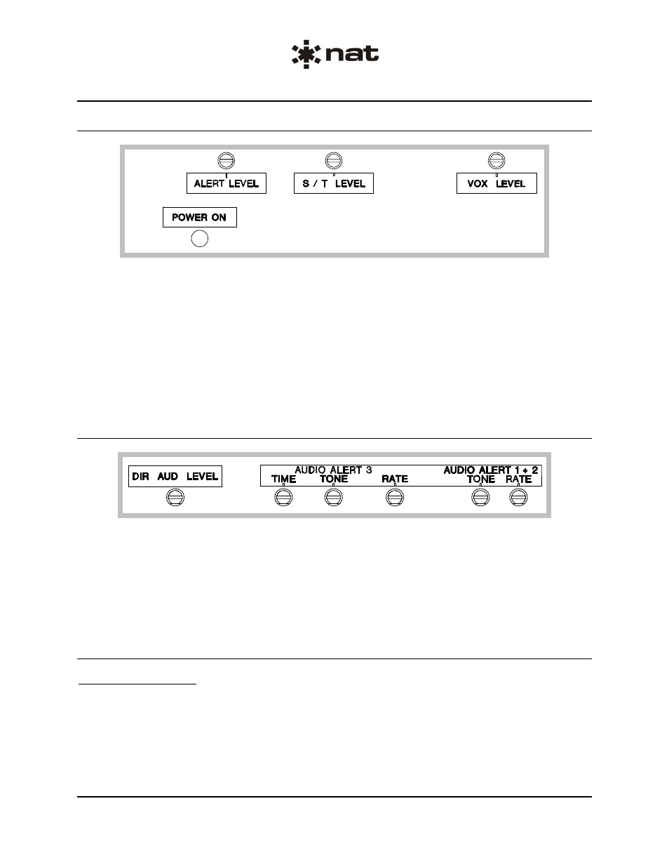 1 left side panel adjustments, 2 right side panel adjustments, 3 in-line ptt drop cords | Northern Airborne Technology AMS43 User Manual | Page 11 / 24