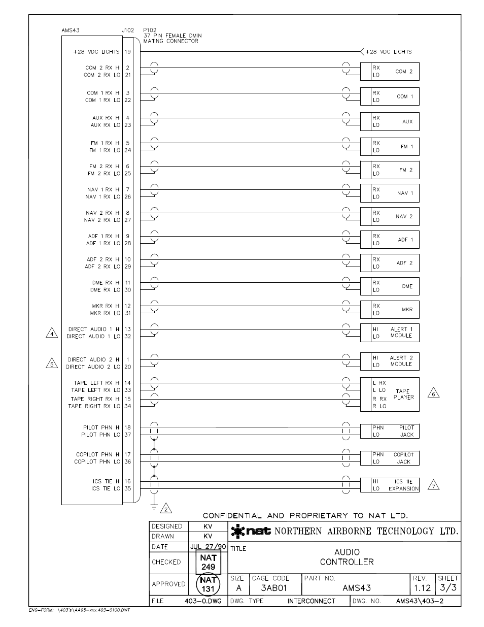 Northern Airborne Technology AMS43 User Manual | Page 17 / 24