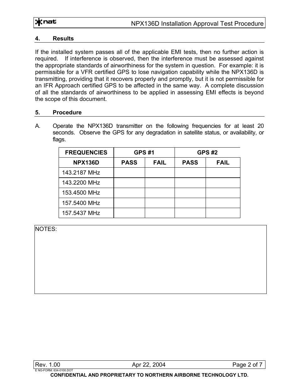 Northern Airborne Technology NPX136D User Manual | Page 19 / 50