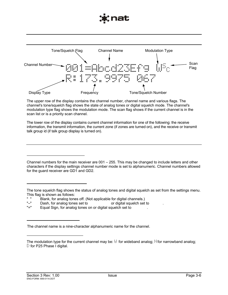 4 displays - normal operating mode, 1 display details | Northern Airborne Technology NPX136D User Manual | Page 32 / 50