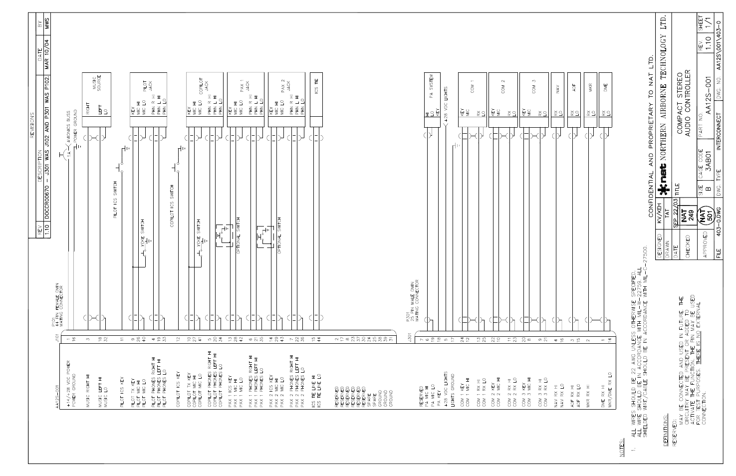 Interconnect | Northern Airborne Technology AA12S User Manual | Page 14 / 23